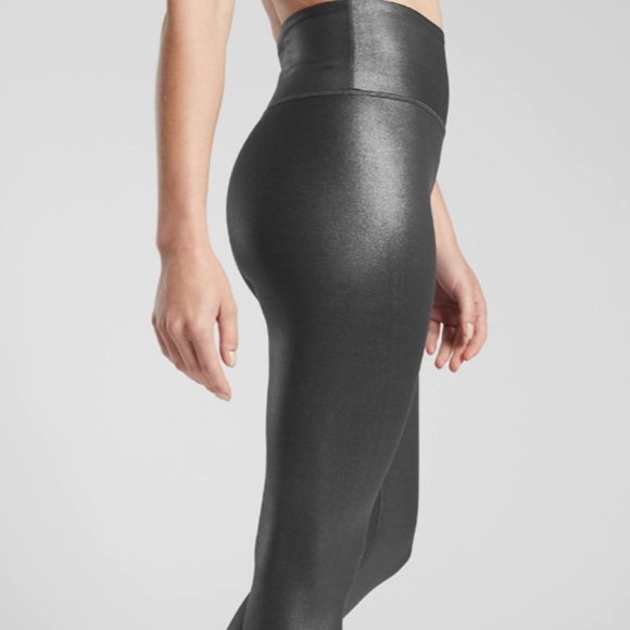 Athleta Elation Ultra High Rise Shimmer Tight In Powervita - Picture 1 of 6